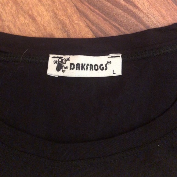 NWOT Turkish Black Top with Golden & Sheer Detail - Picture 4 of 4